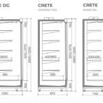 Закрытая холодильная горка CRETE DG