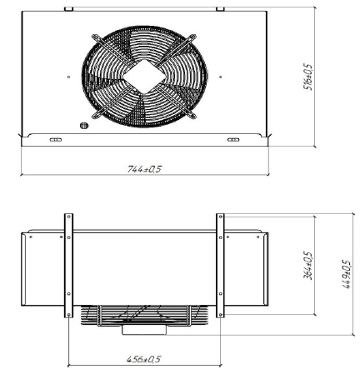 Сплит-система для морозильной камеры Intercold LCM-443 (2)
