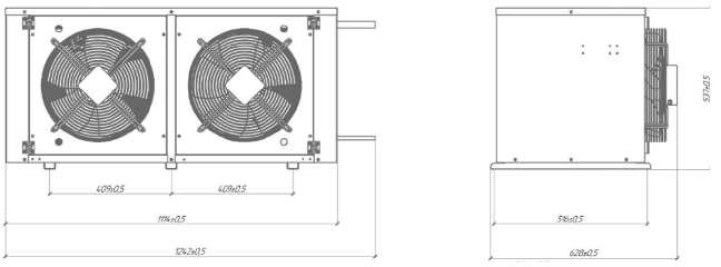 Сплит-система для холодильной камеры Intercold MCM-451