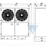 Компрессорно-конденсаторный блок ССB6R45 3xFH2480z Intercold