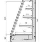 Холодильная горка IKAR slim SQ