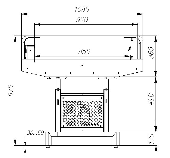 Витрина холодильная Carboma PI11 VM 1,25-2 (9006)