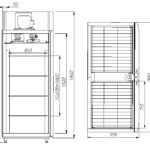 Холодильный шкаф Carboma R1120