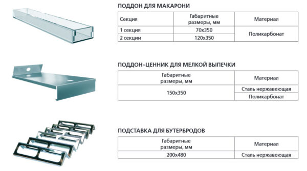 Кондитерская витрина Carboma KC71-110 VV 0,9-1