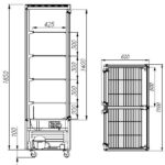 Шкаф кондитерский Carboma R800C Люкс