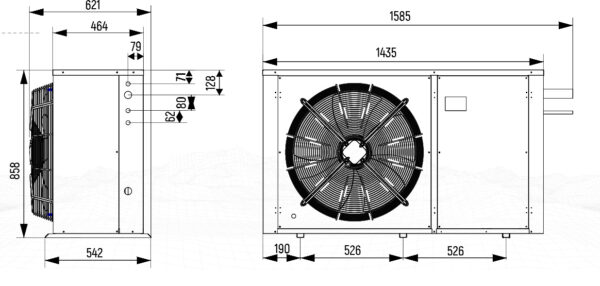 Компрессорно-конденсаторный блок CCB225 TAG2522 Intercold