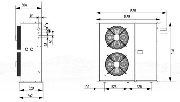 Компрессорно-конденсаторный блок CCB335 TAG4581 ZNCN Intercold