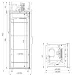 Холодильный шкаф Polair DM105-S без канапе