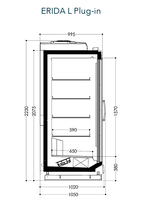 Холодильный шкаф ERIDA